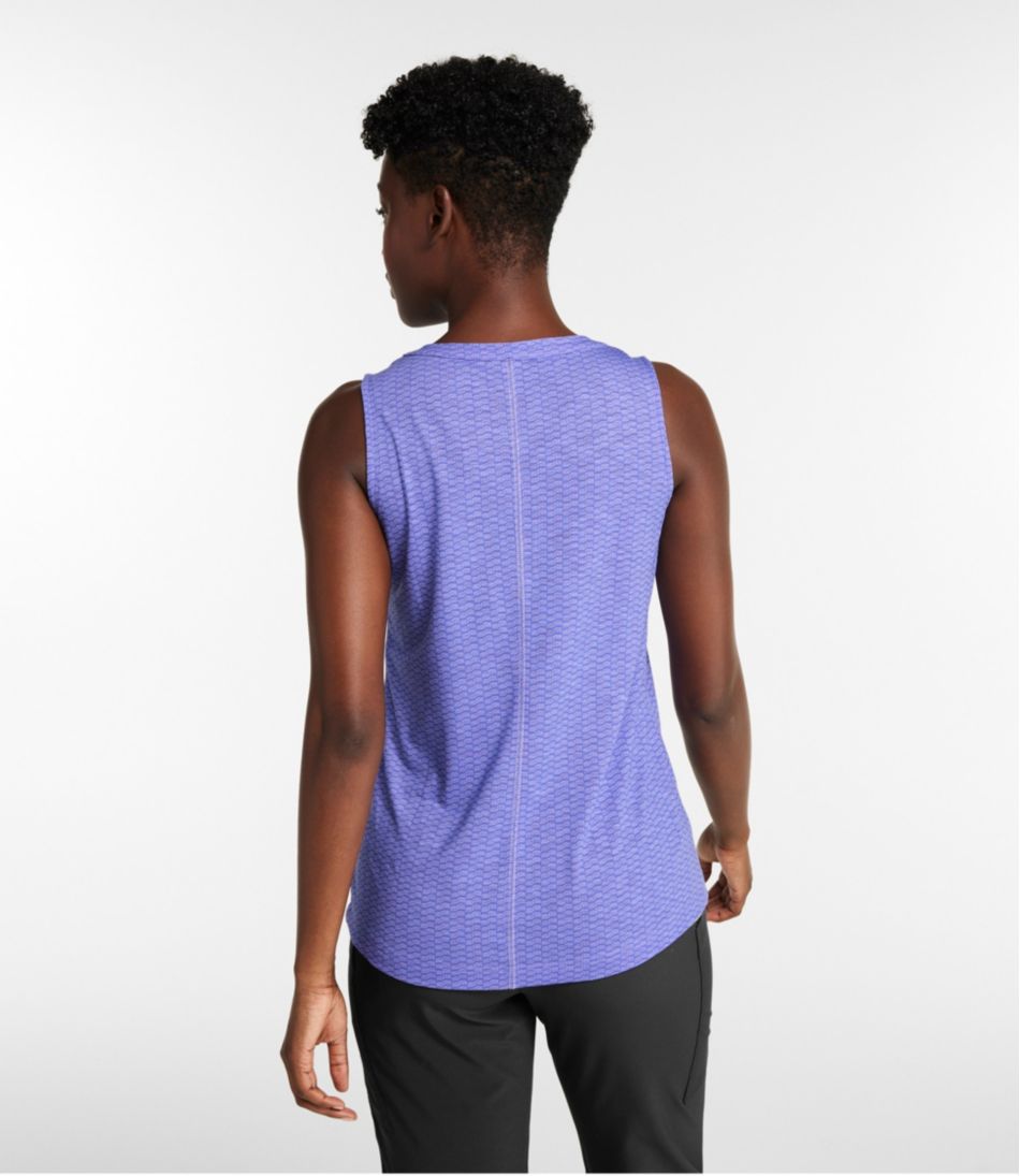 Women's Streamside Tank, Splitneck Print - Image 3