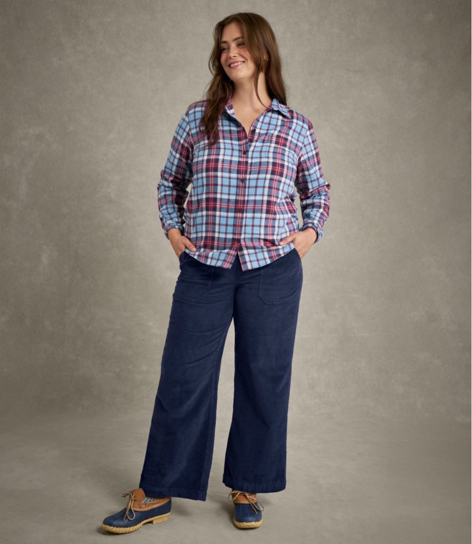 Women's Scotch Plaid Flannel Shirt, Relaxed - Image 12