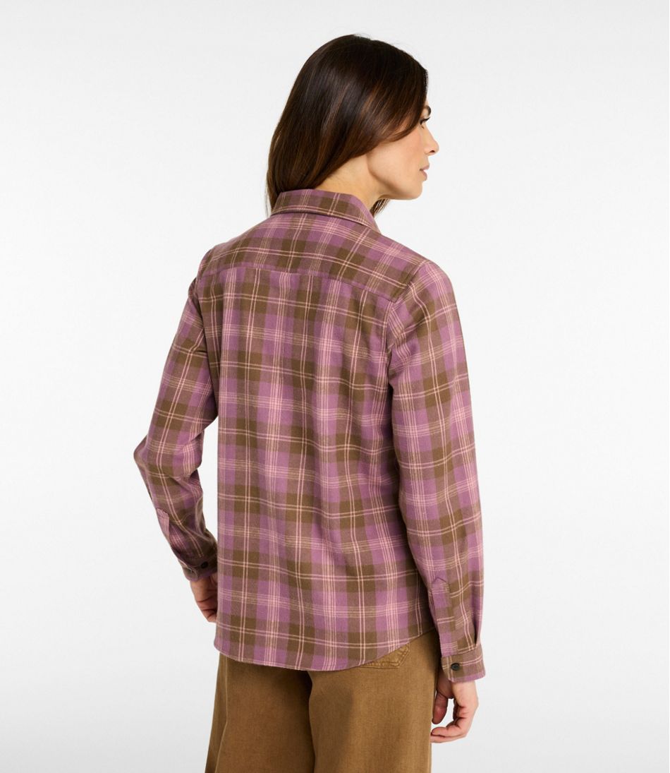 Women's Scotch Plaid Flannel Shirt, Relaxed - Image 3