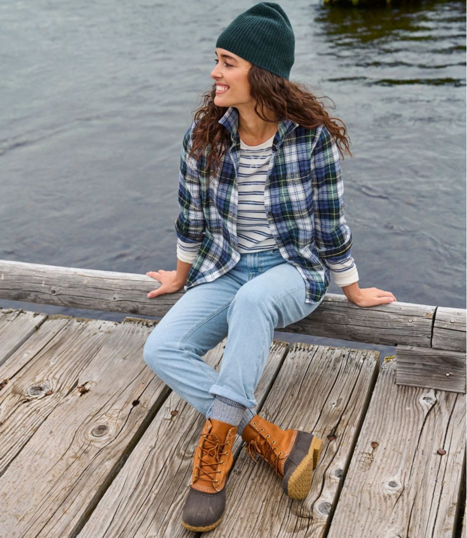 Women's Scotch Plaid Flannel Shirt, Relaxed - Image 8