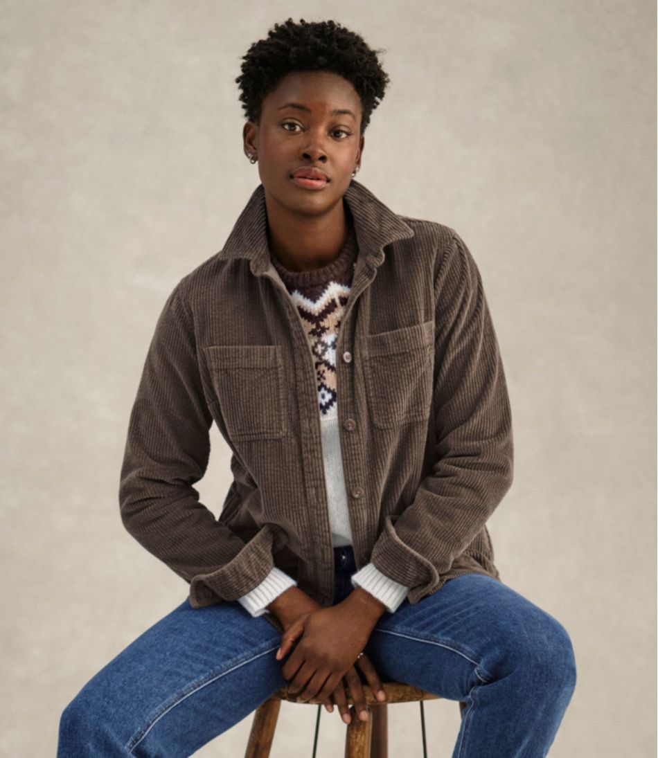 Women's Comfort Corduroy Relaxed Shirt - Image 10