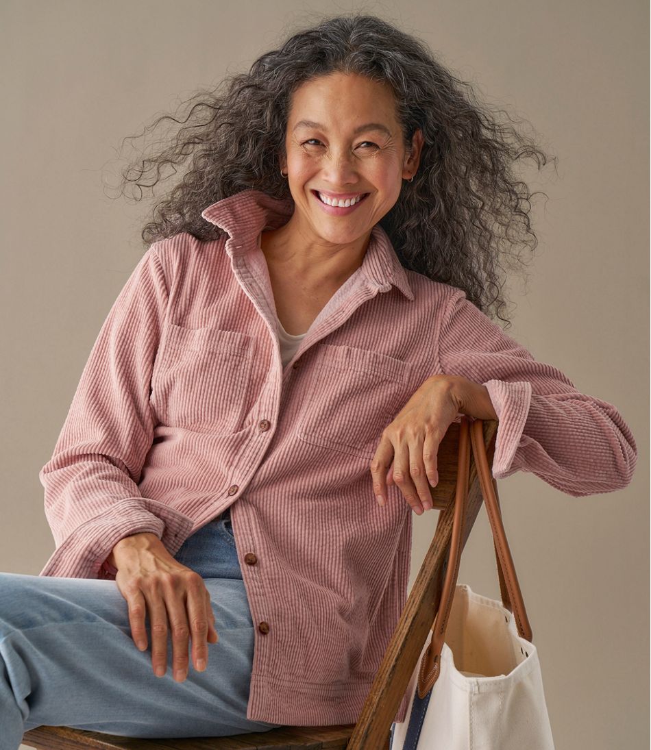 Women's Comfort Corduroy Relaxed Shirt - Image 7