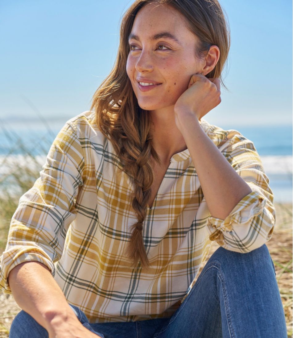 Women's Whisperweight Flannel Popover Shirt - Image 7