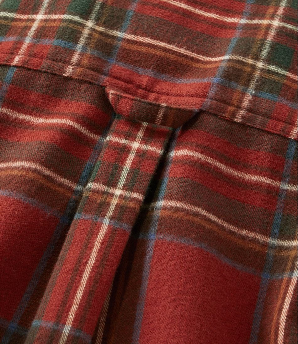 Women's Scotch Plaid Flannel Shirt, Boyfriend - Image 4