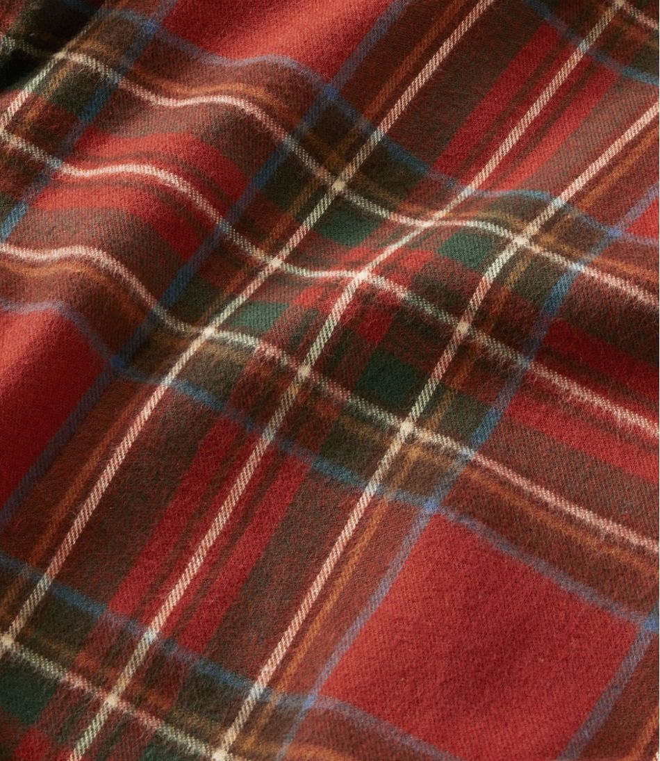 Women's Scotch Plaid Flannel Shirt, Boyfriend - Image 5