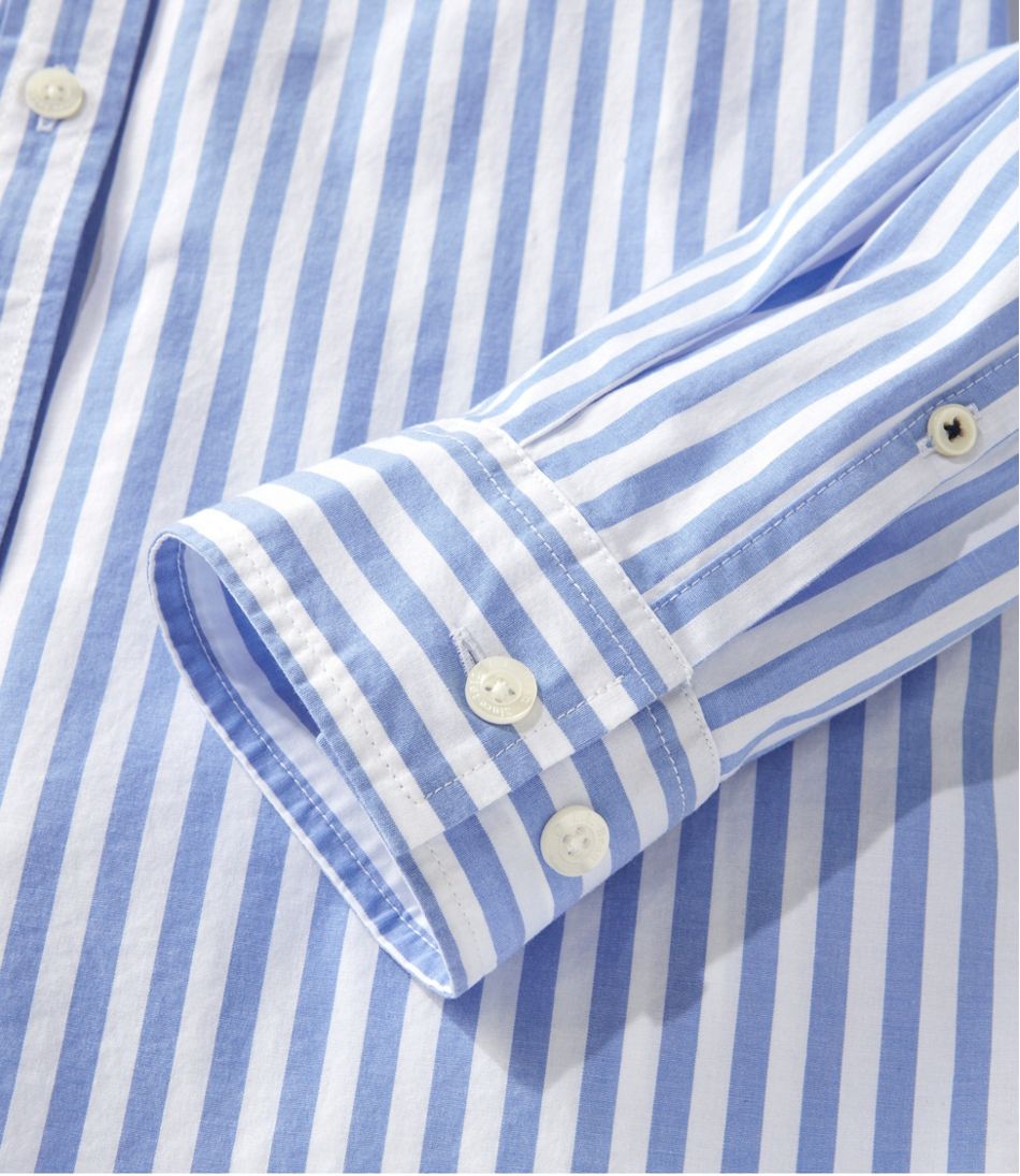 Women's Essential Cotton Poplin Shirt, Long-Sleeve - Image 4