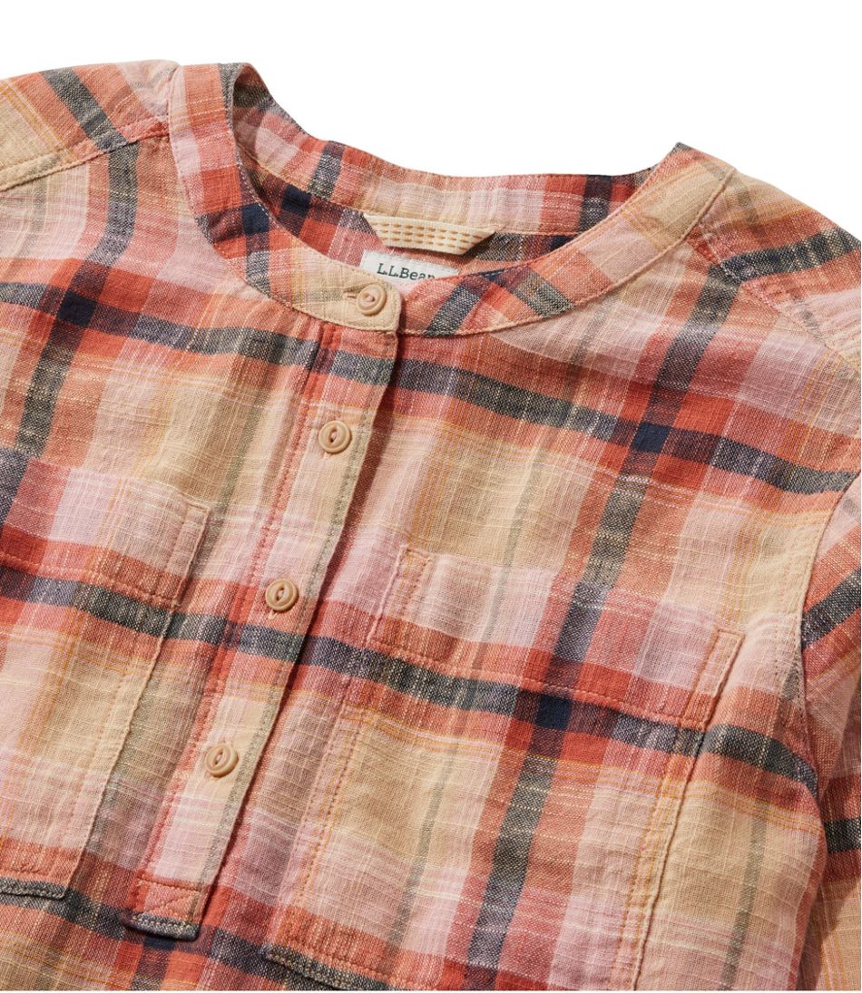 Women's L.L.Bean Day Breeze Shirt, Long-Sleeve Collarless - Image 4