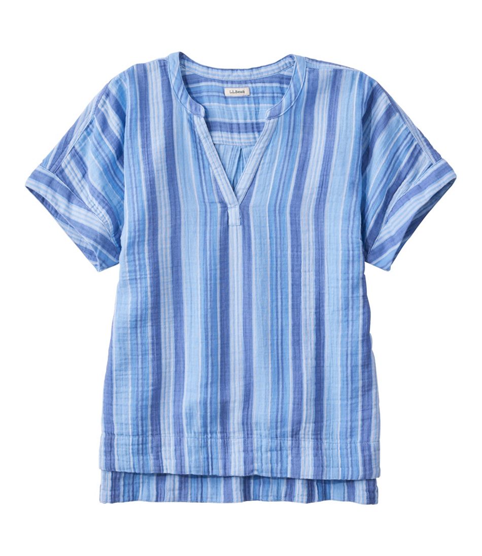 Women's Cloud Gauze Shirt, Short-Sleeve