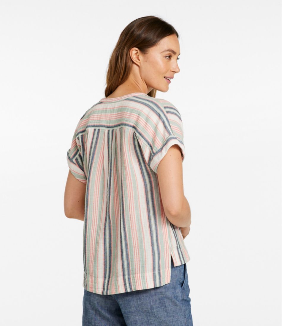 Women's Cloud Gauze Shirt, Short-Sleeve - Image 3