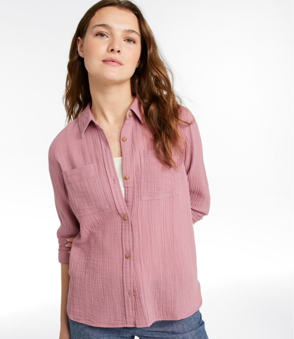 Women's Cloud Gauze Shirt, Long-Sleeve - Image 2