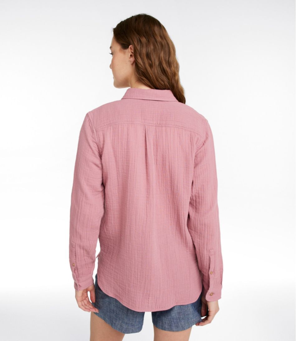 Women's Cloud Gauze Shirt, Long-Sleeve - Image 3