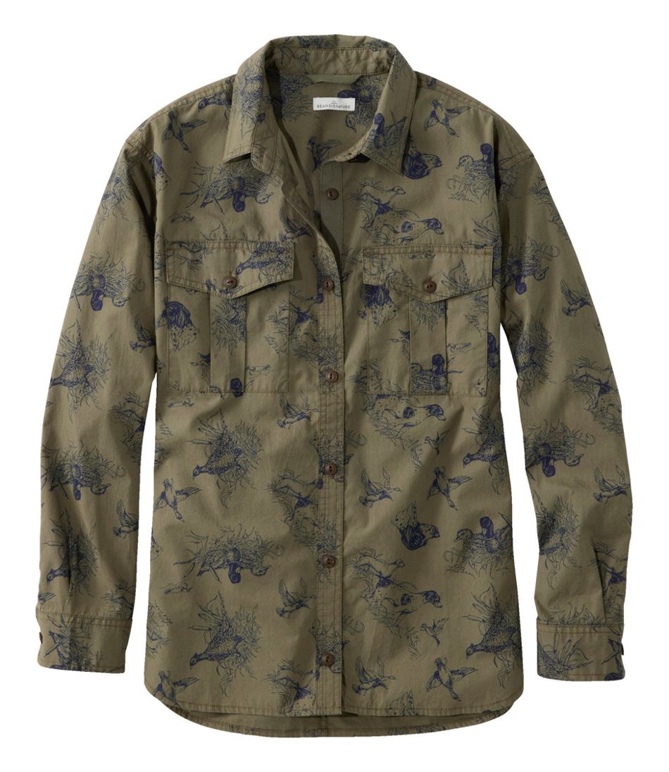 Women's Signature Soft Poplin Shirt, Novelty