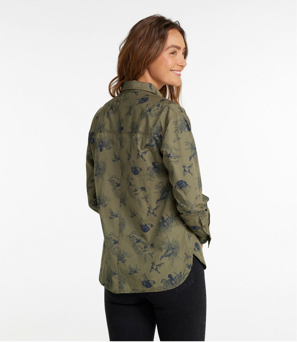 Women's Signature Soft Poplin Shirt, Novelty - Image 3