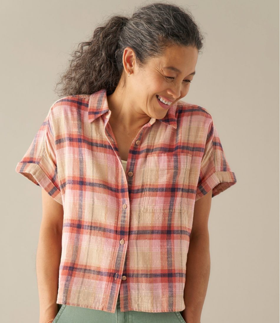 Women's L.L.Bean Day Breeze Shirt, Short-Sleeve Button-Front - Image 8