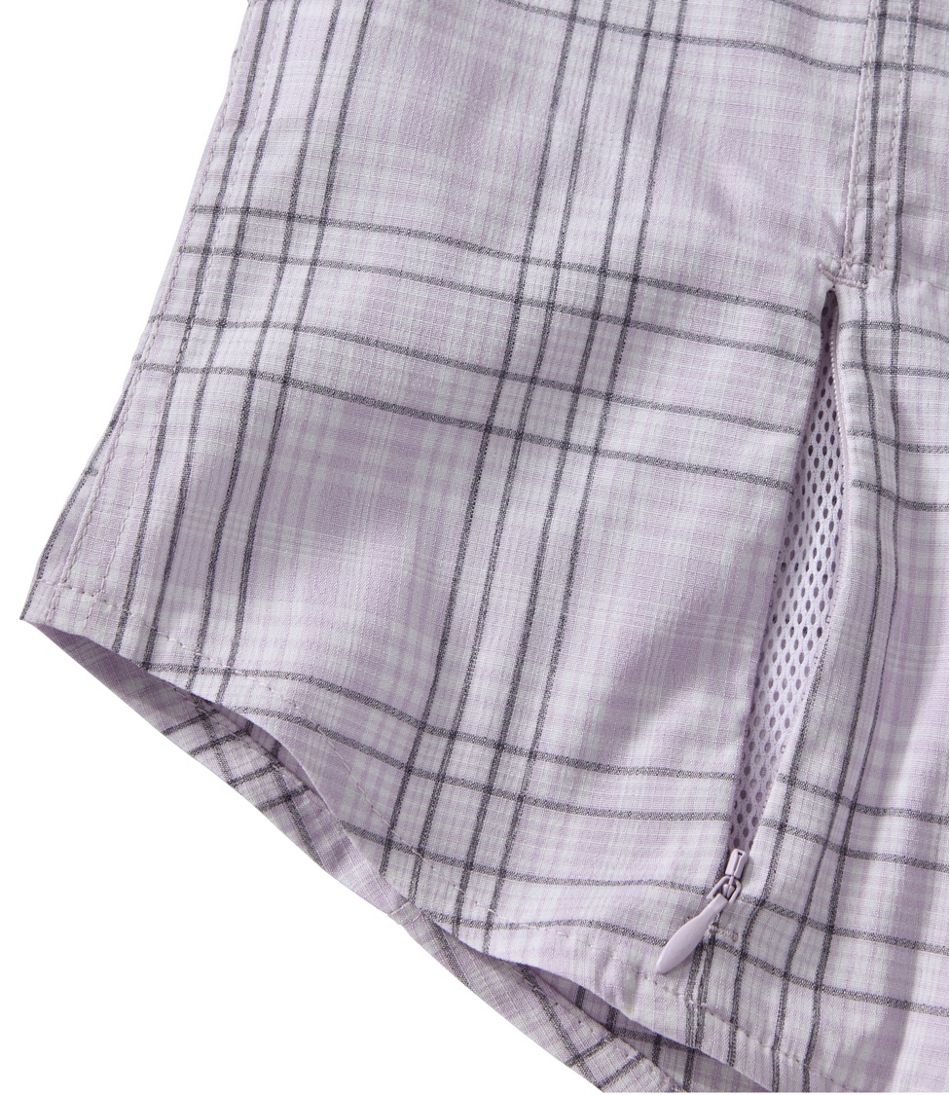 Women's Tropicwear Shirt, Plaid Short-Sleeve - Image 4