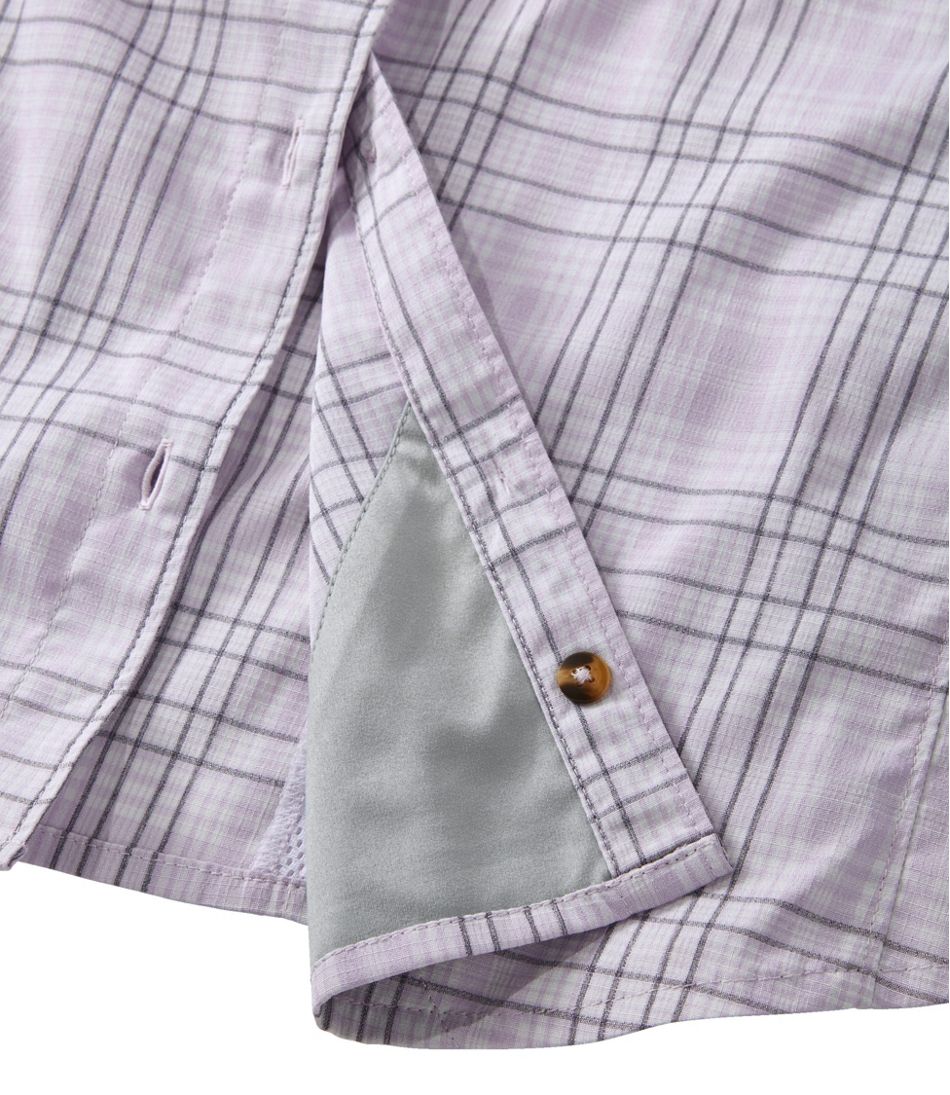 Women's Tropicwear Shirt, Plaid Short-Sleeve - Image 5