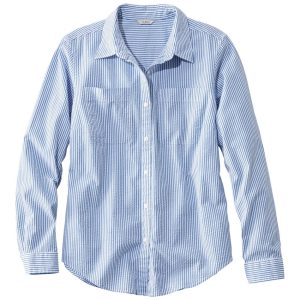 Women's Vacationland Seersucker Shirt, Long-Sleeve