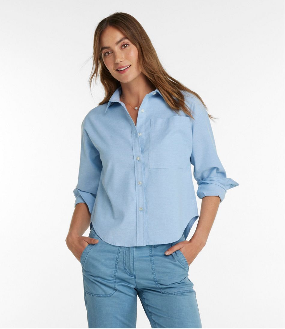 Women's Signature Boyfriend Oxford Shirt - Image 2