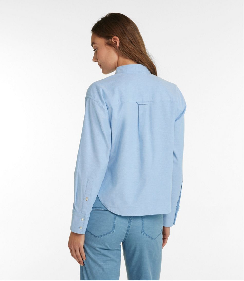 Women's Signature Boyfriend Oxford Shirt - Image 3