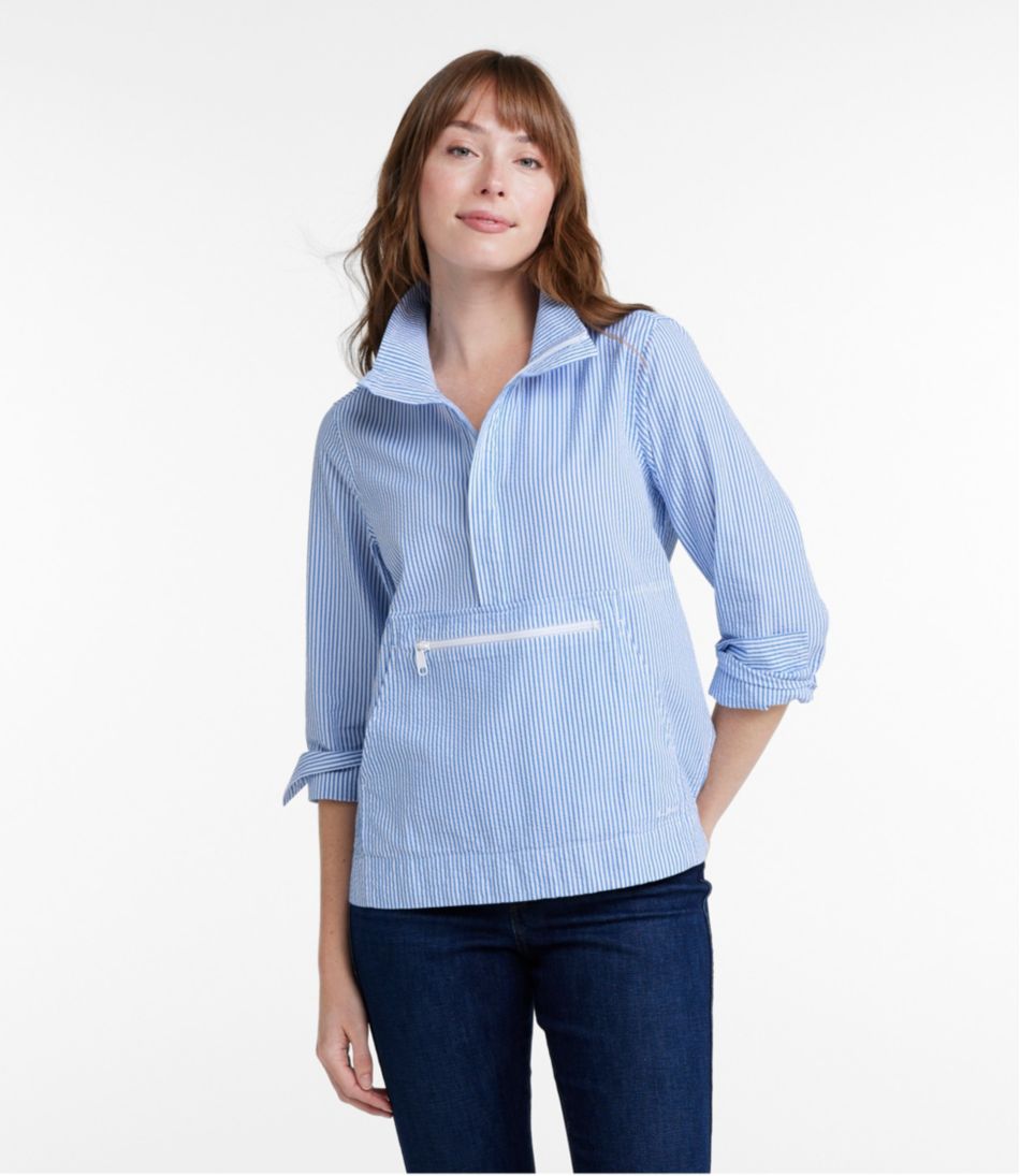 Women's Vacationland Seersucker Anorak - Image 2