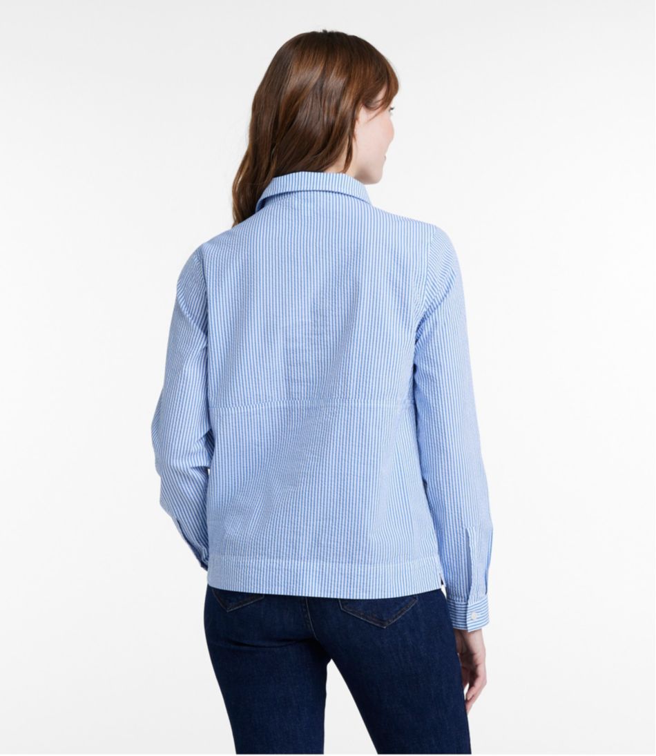 Women's Vacationland Seersucker Anorak - Image 3