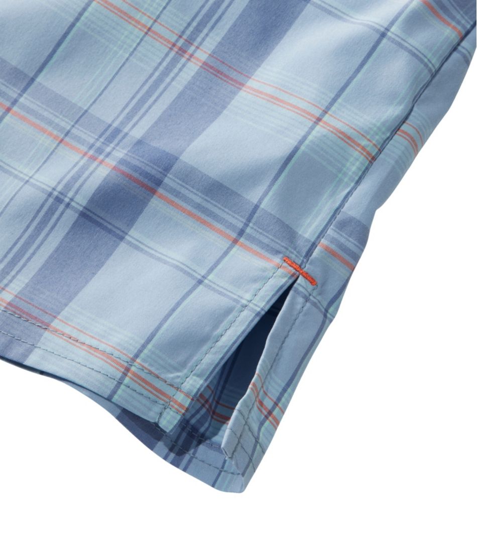 Women's Everyday SunSmart? Woven Shirt, Short-Sleeve Plaid - Image 4