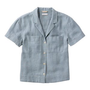 Women's Signature Hemp/Cotton Camp Shirt, Short-Sleeve