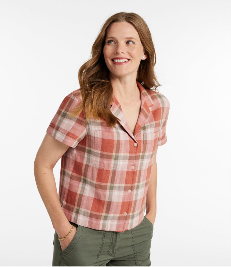 Women's Signature Hemp/Cotton Camp Shirt, Short-Sleeve - Image 2