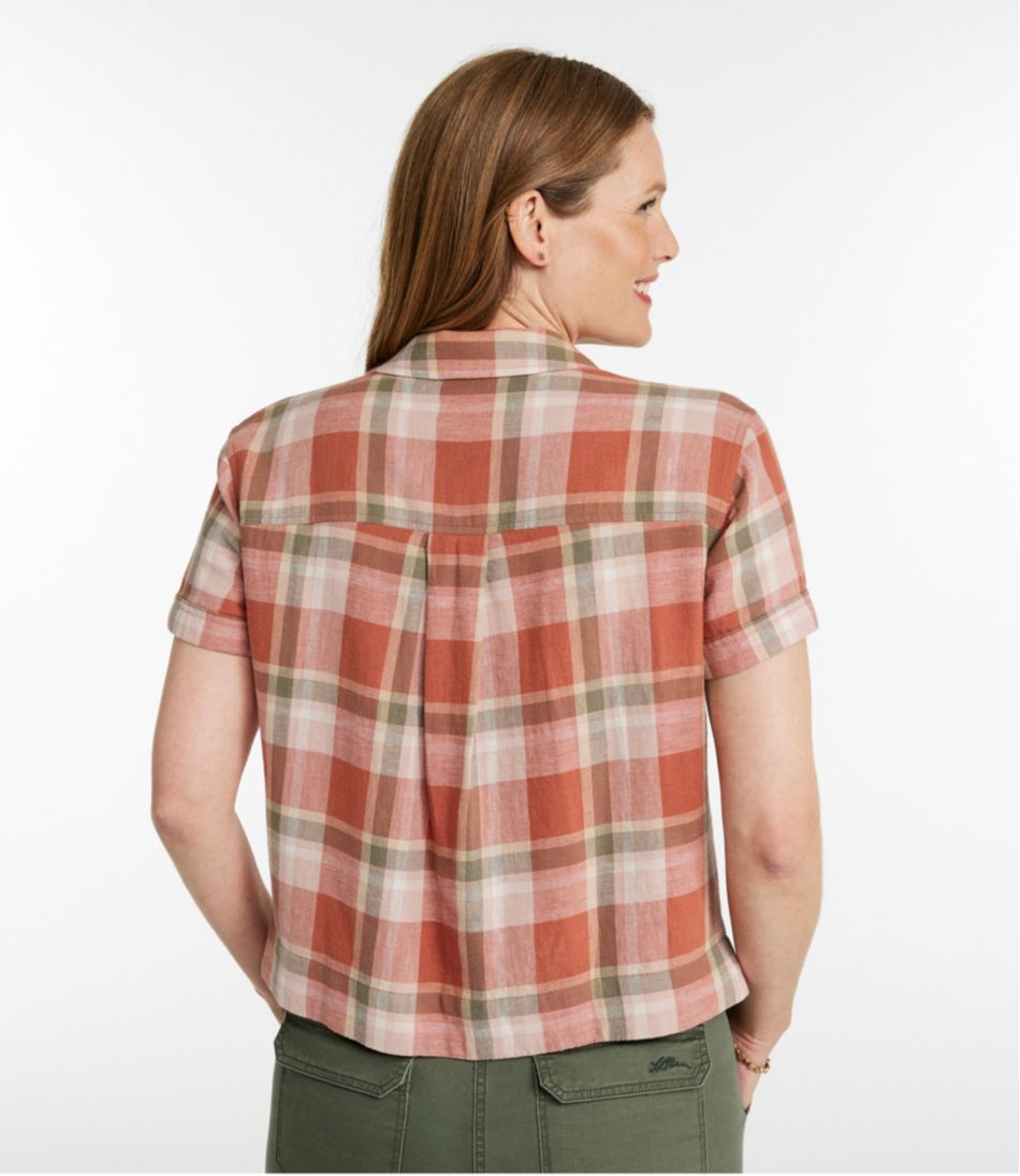 Women's Signature Hemp/Cotton Camp Shirt, Short-Sleeve - Image 3