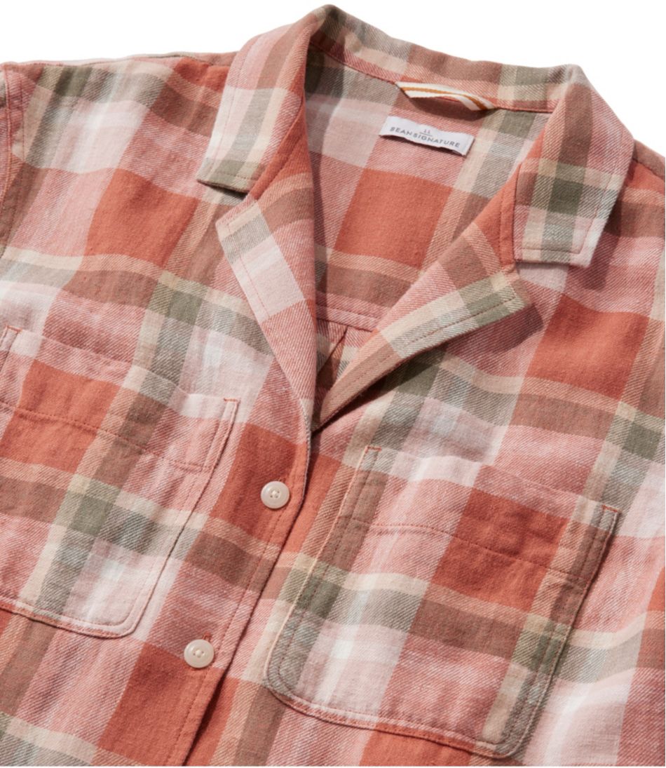 Women's Signature Hemp/Cotton Camp Shirt, Short-Sleeve - Image 4