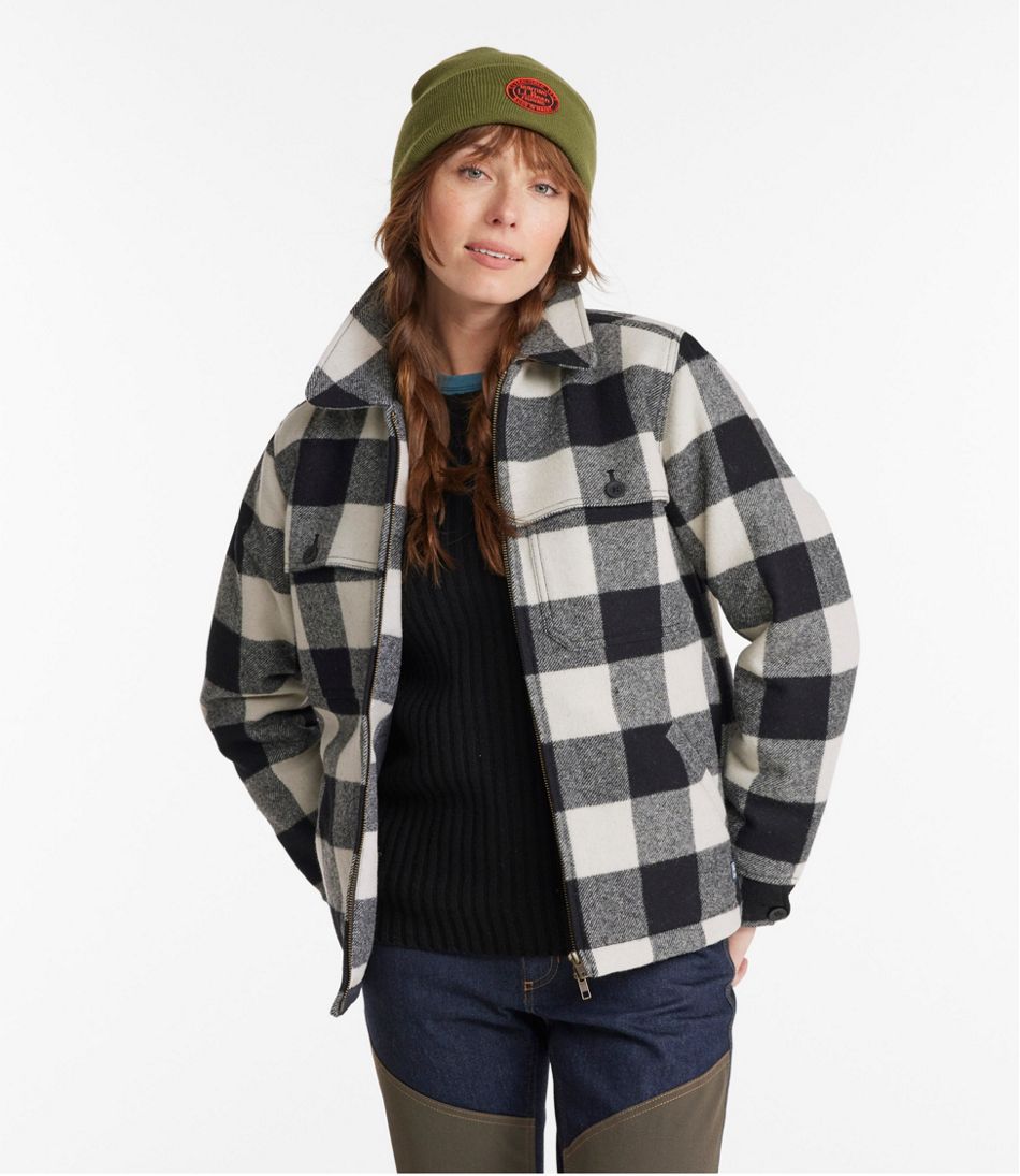 Women's Maine Guide Zip Front Jac-Shirt with Primaloft, Plaid - Image 2