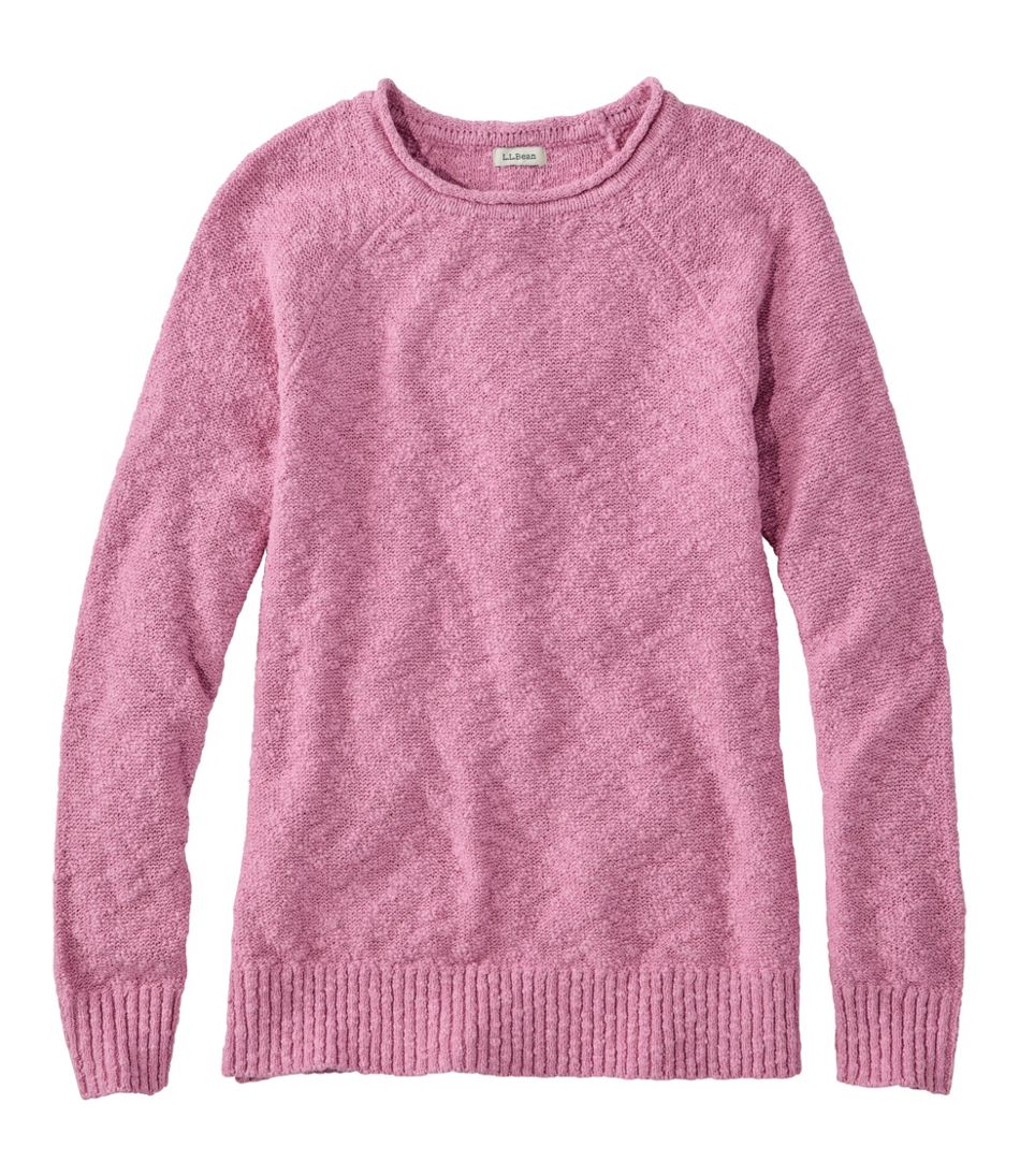 Women's Midweight Cotton Slub Rollneck Pullover