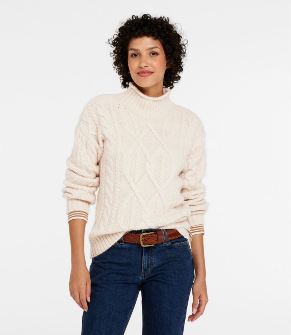 Women's 1912 Heritage Wool Blend Mockneck Sweater - Image 2