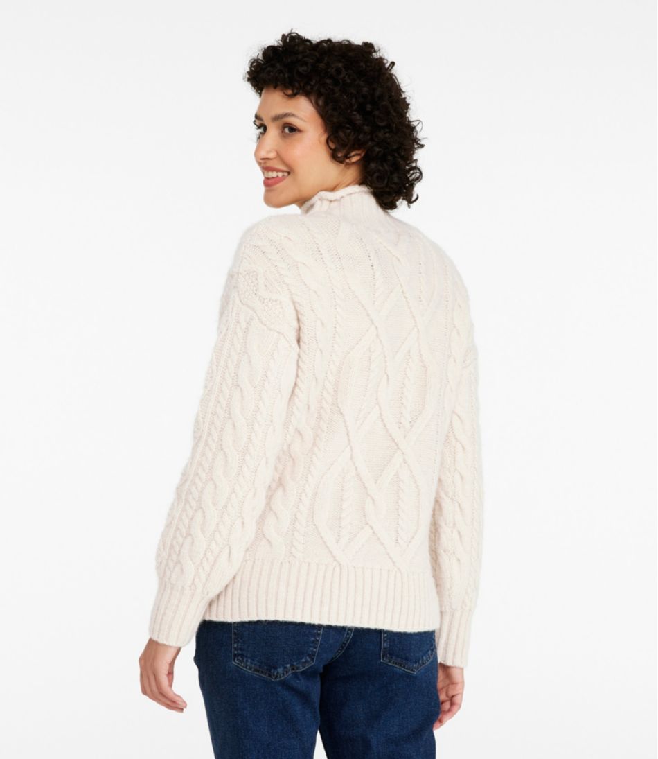 Women's 1912 Heritage Wool Blend Mockneck Sweater - Image 3