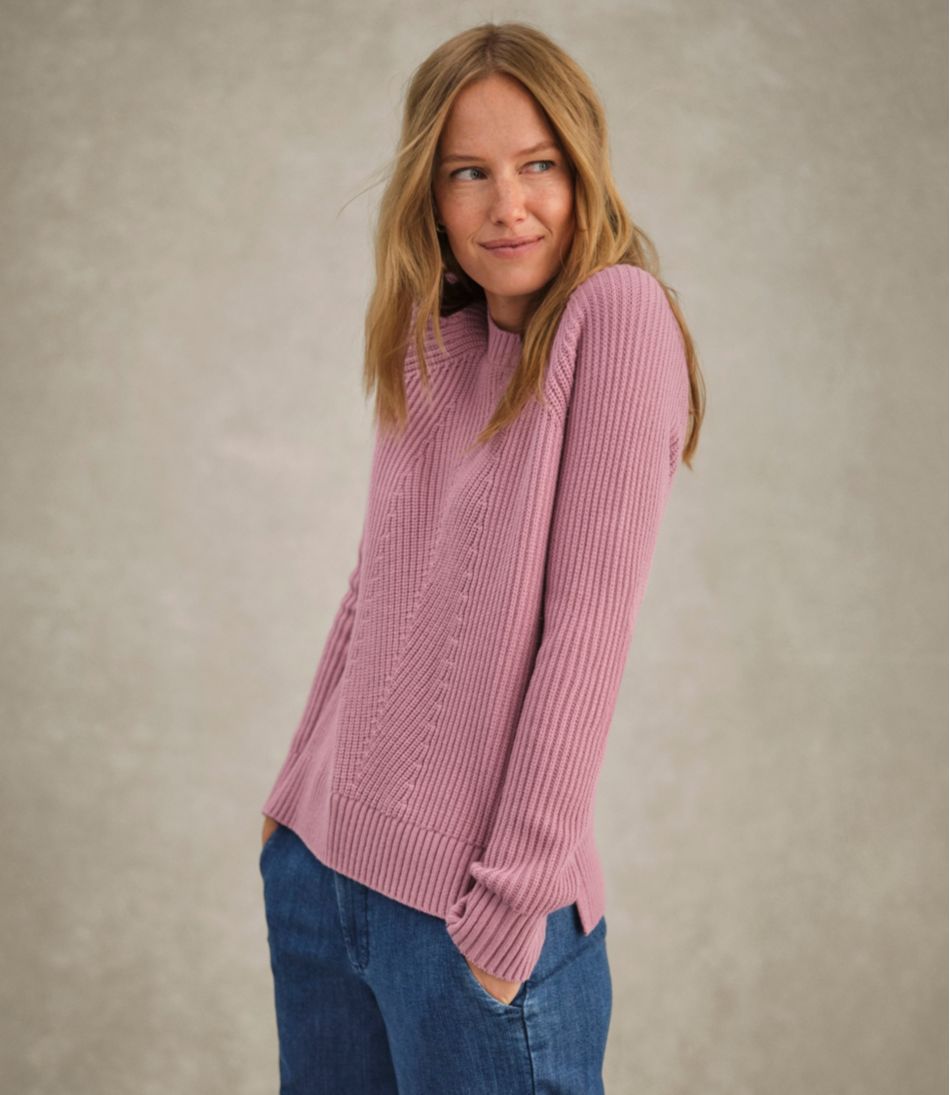 Women's Mariner Shaker Sweater, Crewneck - Image 13