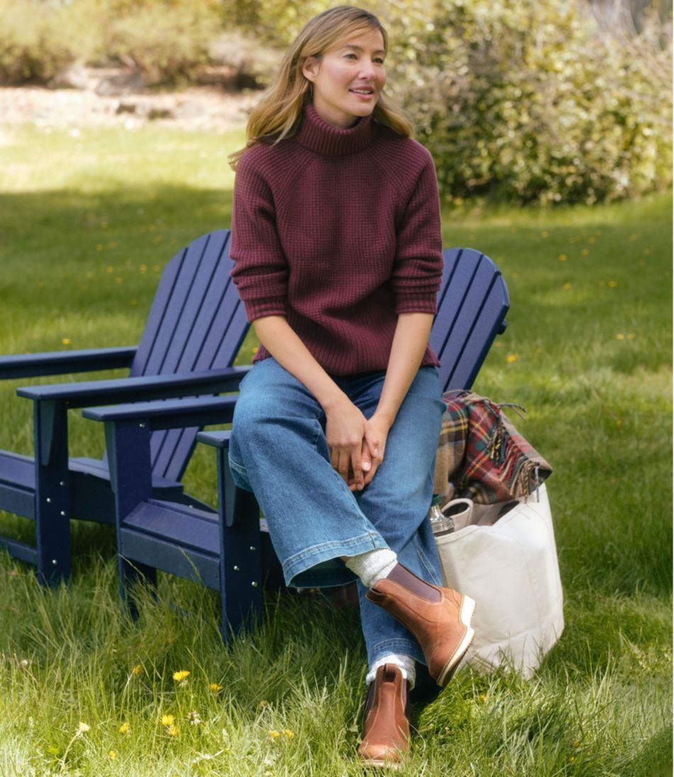 Women's SuperSoft Waffle Sweater, Turtleneck - Image 6