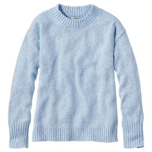 Women's Cotton Ragg Sweater, Crewneck
