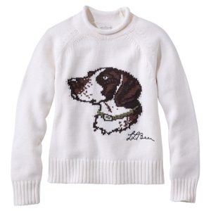 Women's Signature Original Cotton Sweater, Rollneck Novelty