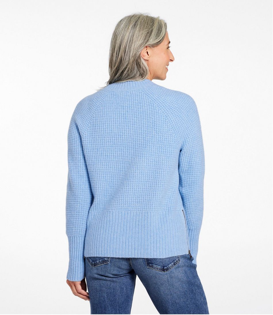 Women's SuperSoft Waffle Sweater, Crewneck - Image 3