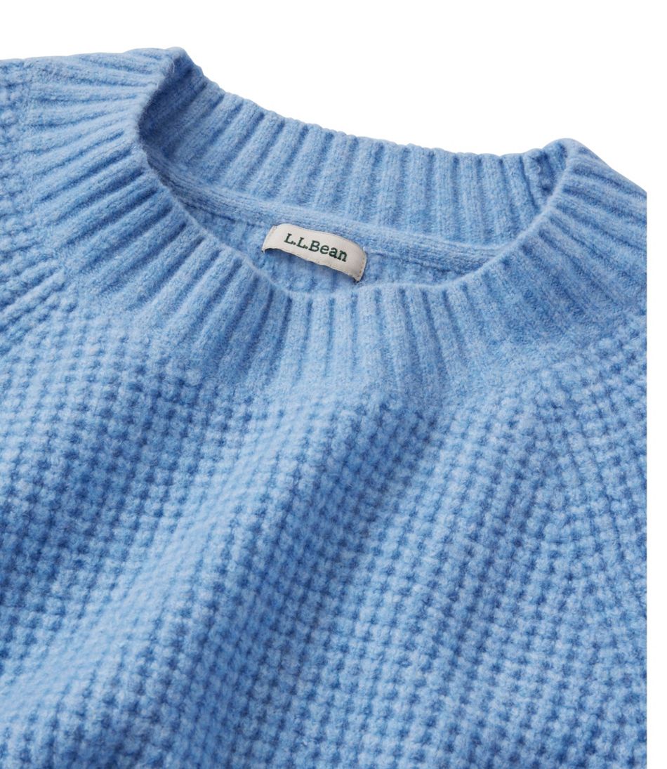 Women's SuperSoft Waffle Sweater, Crewneck - Image 4