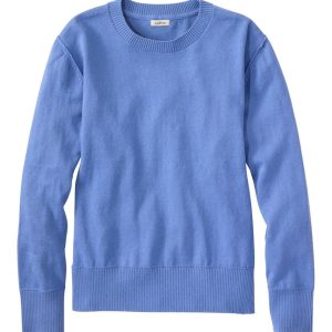 Women's Cotton/Cashmere Sweater, Crewneck