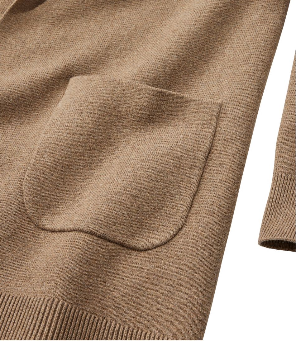Women's Wicked Soft Cotton/Cashmere Coatigan Sweater - Image 5