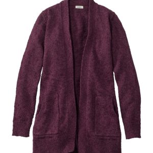Women's Cotton Ragg Sweater, Open Cardigan