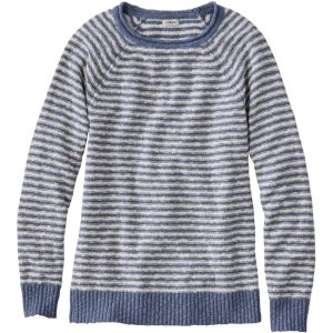 Women's Midweight Cotton Slub Rollneck Pullover Stripe