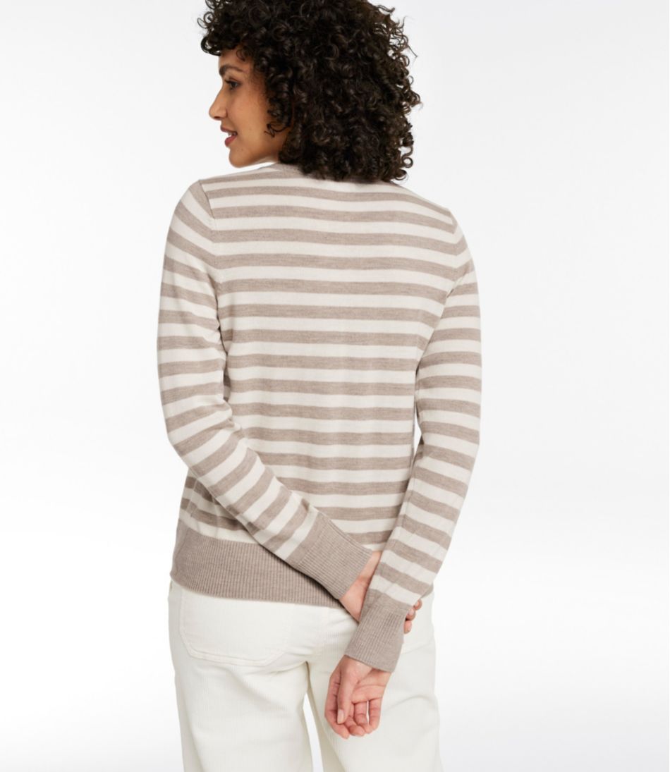 Women's Essential Merino Wool Sweater, Crewneck - Image 3