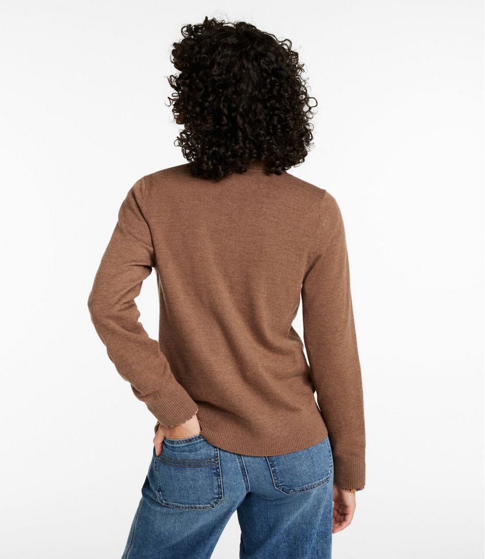 Women's Essential Merino Wool Sweater, Cardigan - Image 3