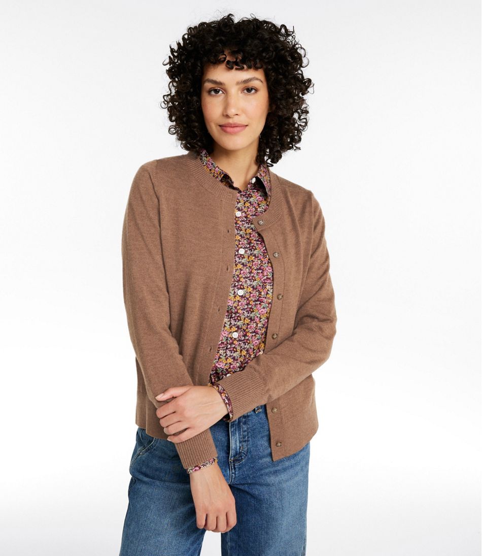 Women's Essential Merino Wool Sweater, Cardigan - Image 4