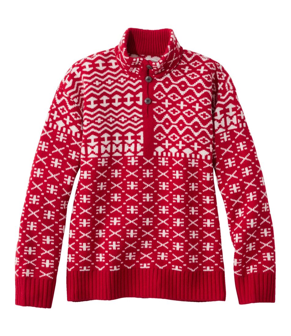 Women's Signature Kingfield Merino Wool Sweater, Fair Isle