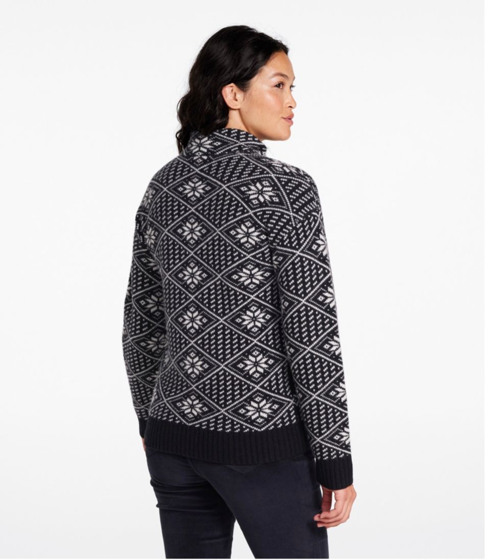 Women's Signature Kingfield Merino Wool Sweater, Fair Isle - Image 3