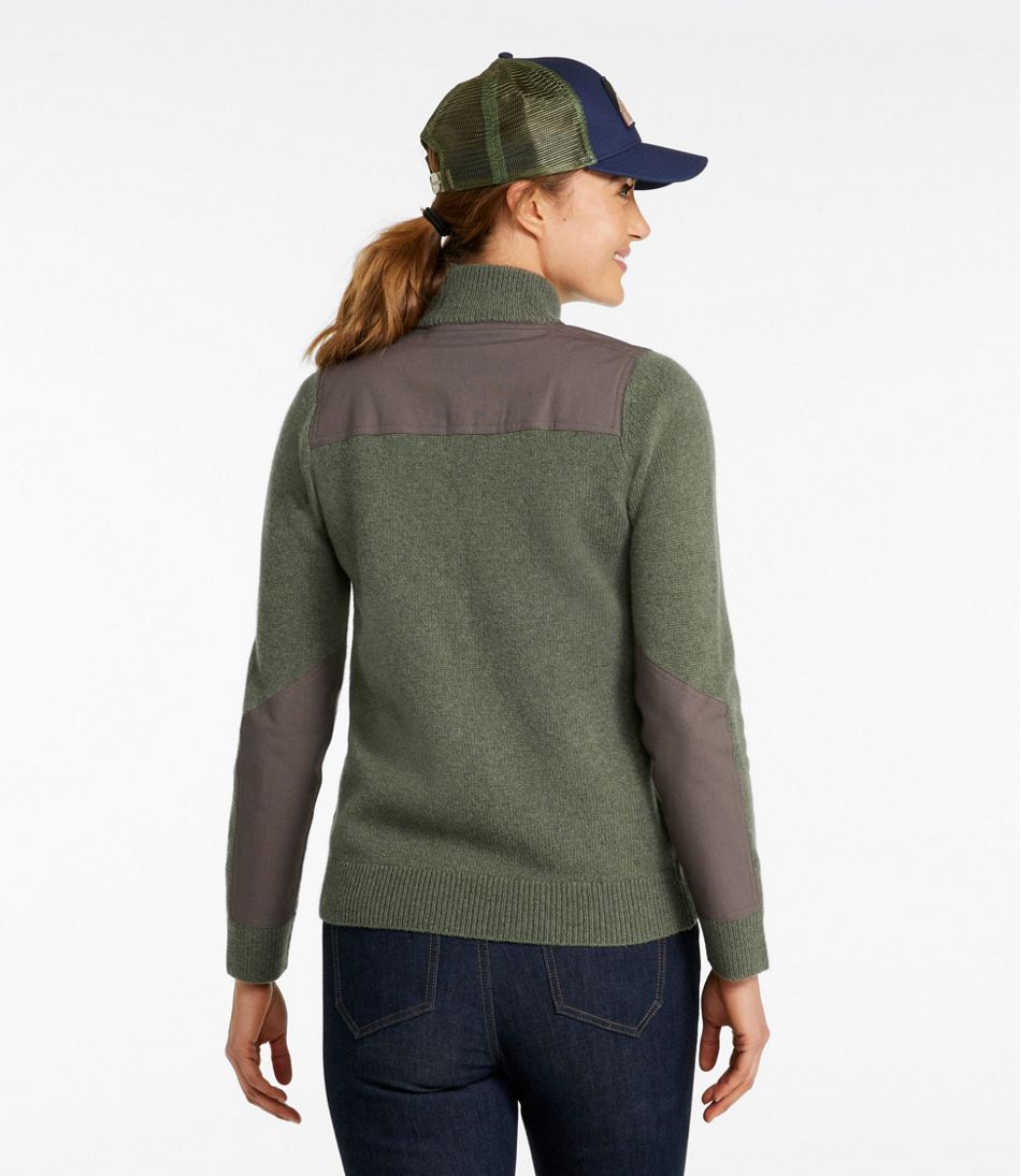 Women's Maine Guide Lightweight Lambswool Sweater - Image 3